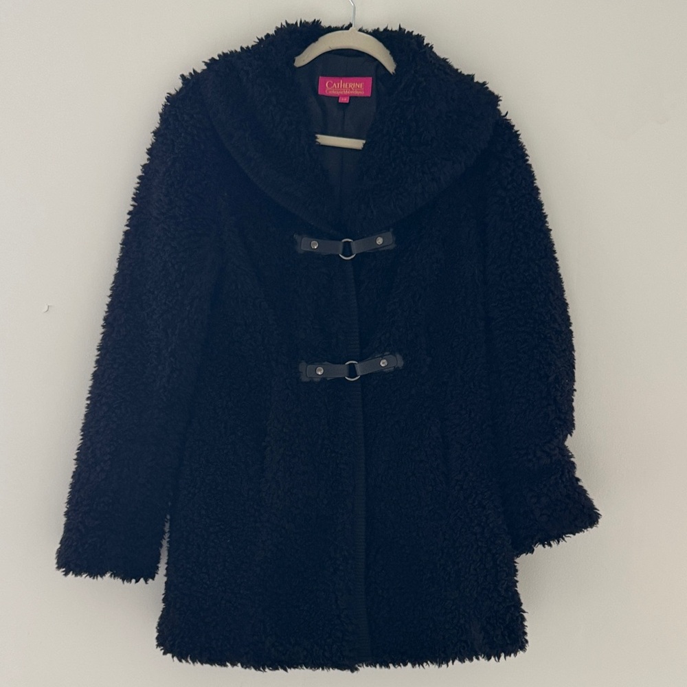 Catherine Malandrino Black Teddy Jacket